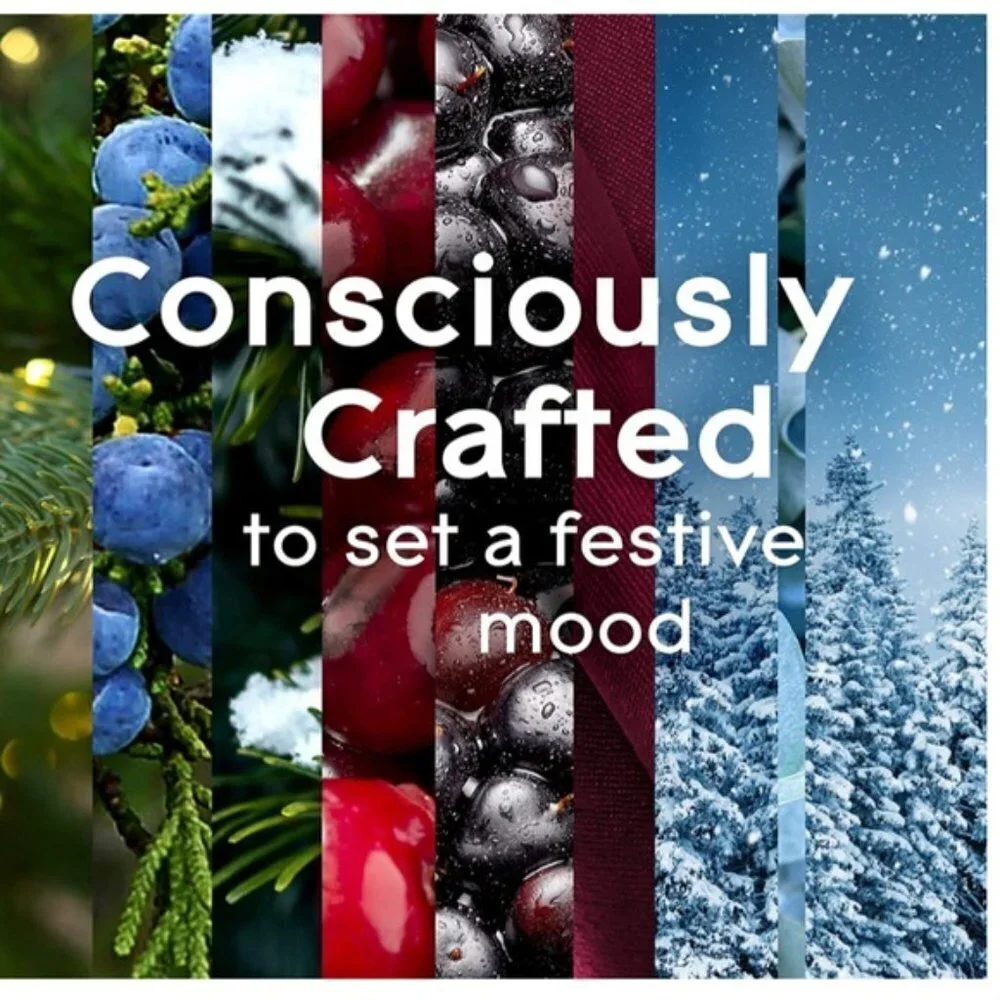 Holiday Jar Candles 2 Christmas Scent Cookie Caramel Rush Infused Essential Oils